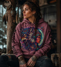 Native Witch Wolf Dreamcatcher Hoodie
