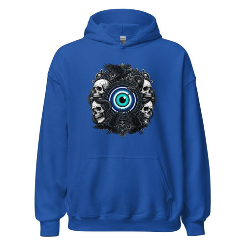 All - Seeing Eye Skull & Raven Hoodie - Hoodie