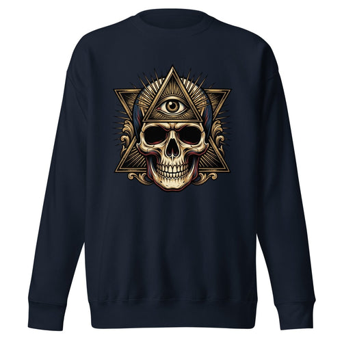 All - Seeing Eye Skull Sweatshirt - Sweatshirt