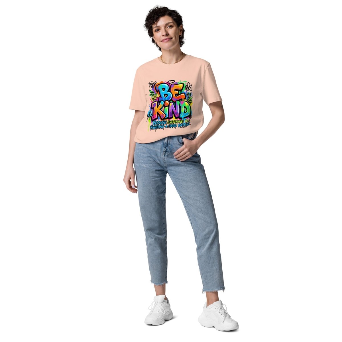 Be Kind Graphic T-Shirt – Organic Cotton Unisex Tee - T-Shirt