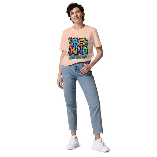 Be Kind Graphic T-Shirt – Organic Cotton Unisex Tee - T-Shirt