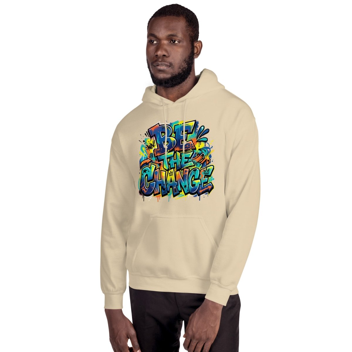 Be The Change Graffiti Hoodie - Hoodie