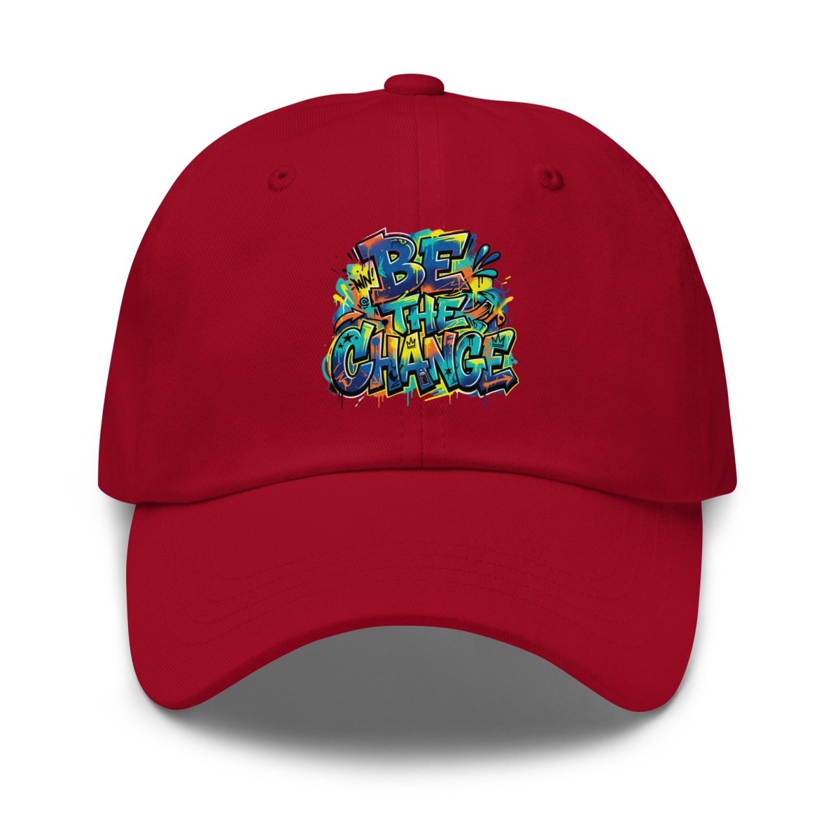 Be The Change Graffiti Print Dad Hat - Hat