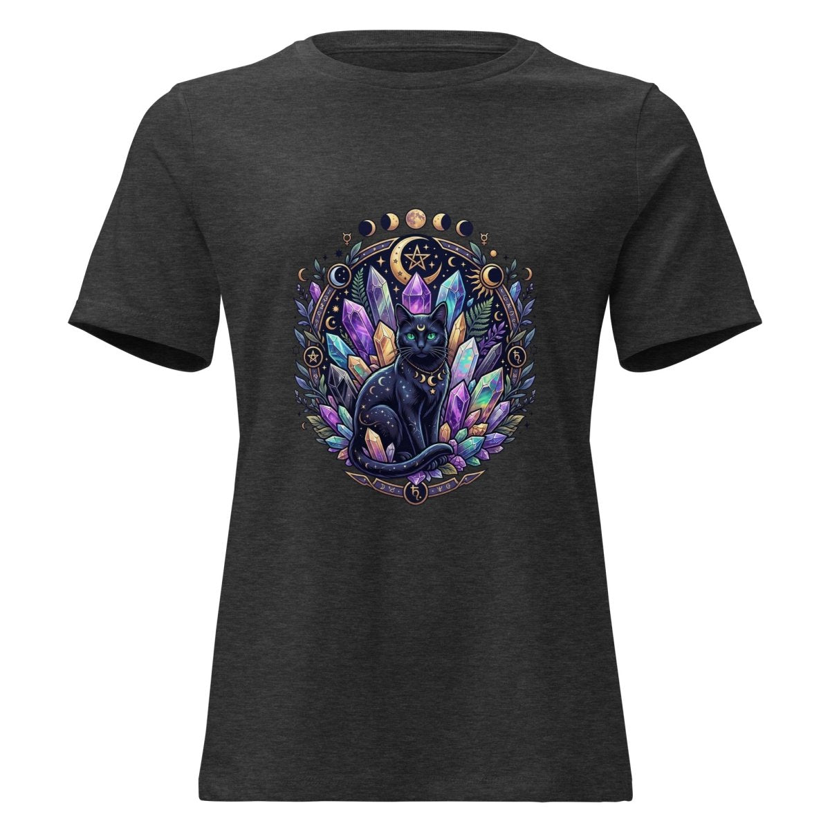 Celestial Cat Women's Relaxed T-Shirt - T-Shirt