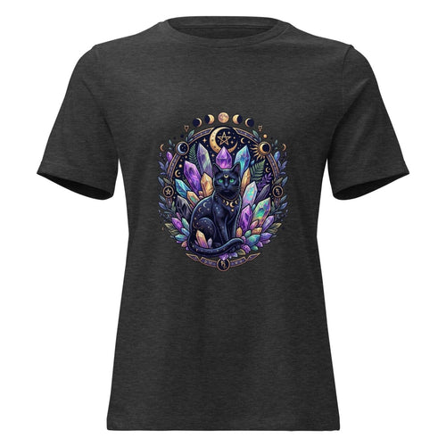 Celestial Cat Women's Relaxed T-Shirt - T-Shirt