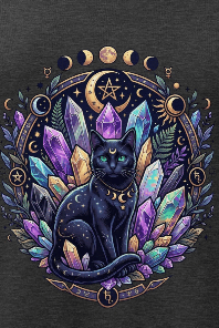Celestial Cat Women's Relaxed T-Shirt - T-Shirt