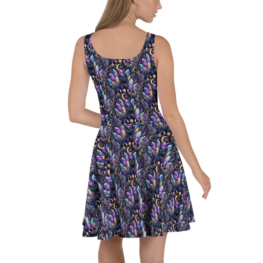 Crystal Moon Witch Skater Dress - Dress