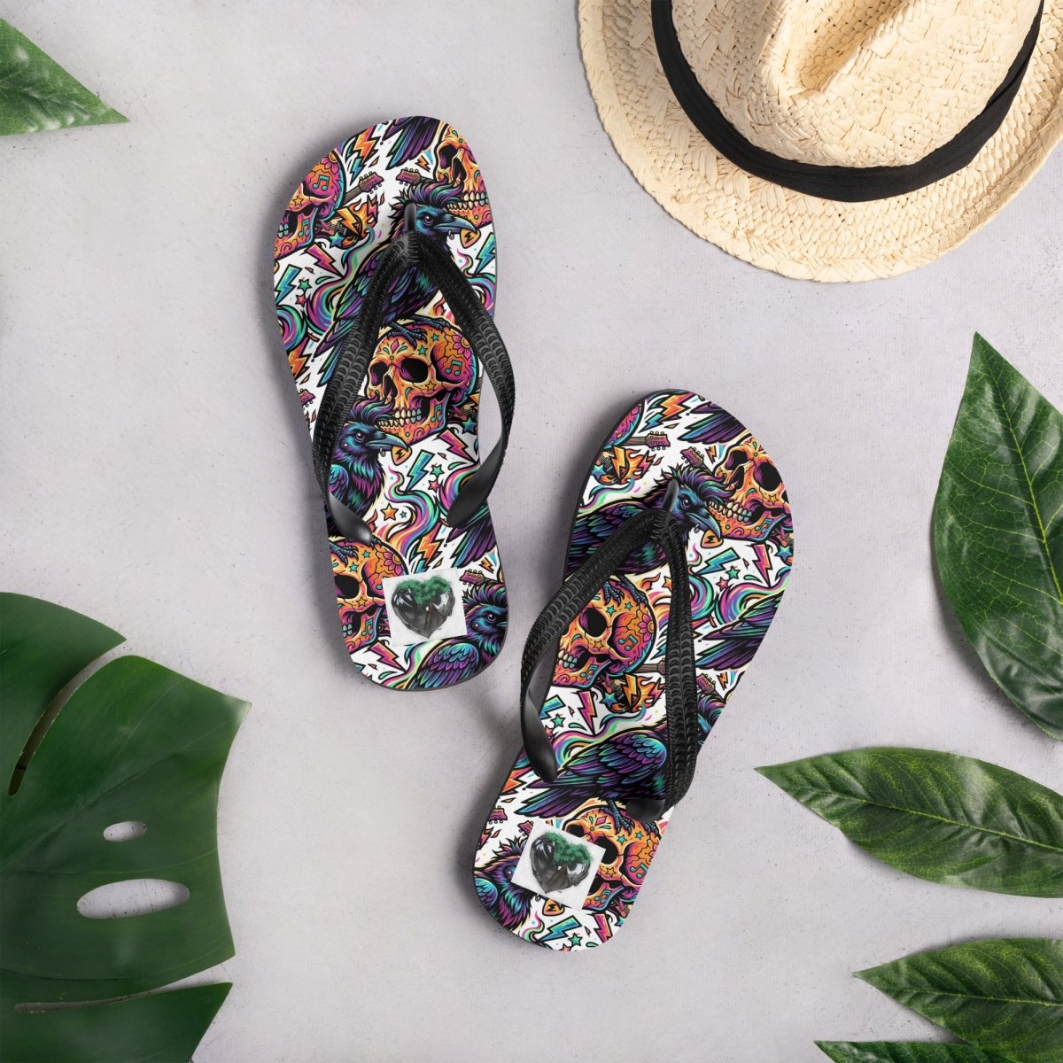 Custom Print Flip - Flops – Vibrant, Lightweight & Summer - Ready - SUBLIMATION