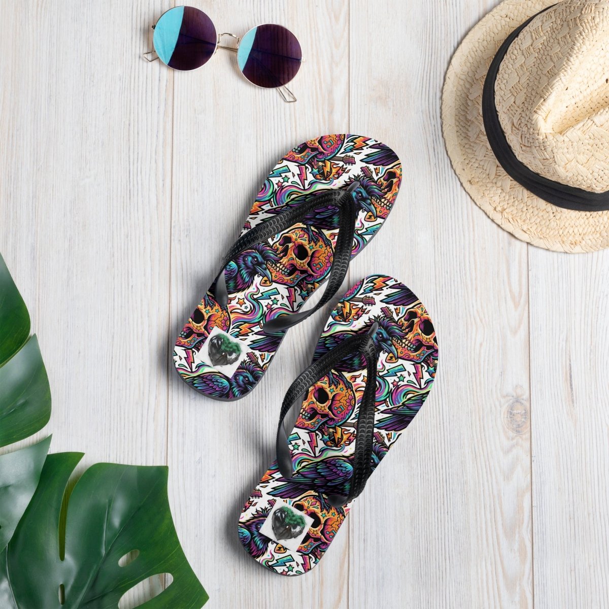 Custom Print Flip - Flops – Vibrant, Lightweight & Summer - Ready - SUBLIMATION