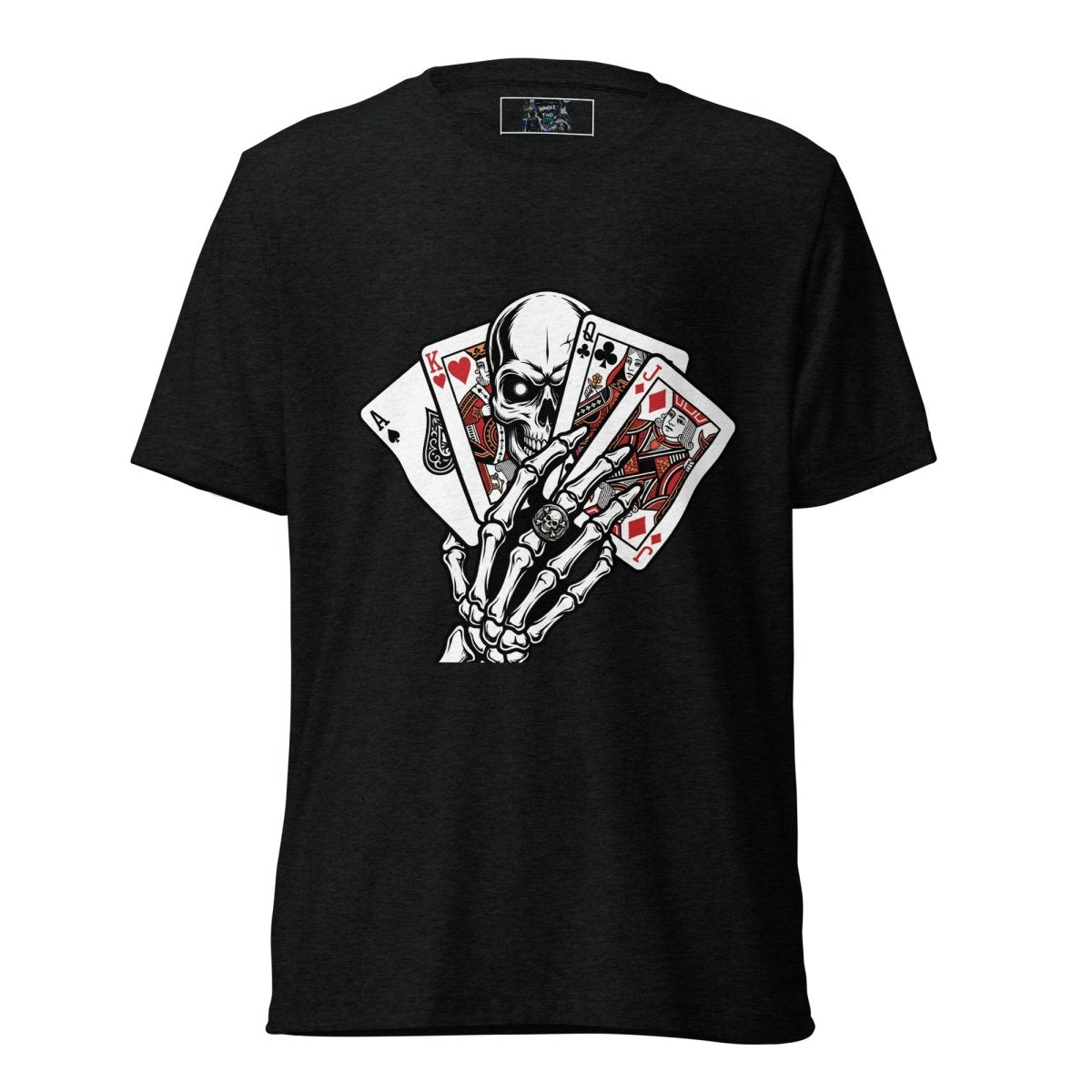 Dead Man's Hand Tri - Blend T-Shirt - T-Shirt