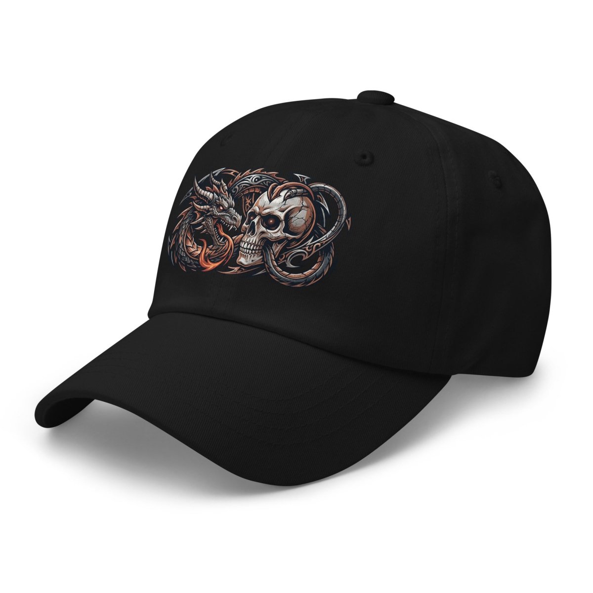 Death & Dragons Dad Hat | Adjustable Unstructured Cap - Hat