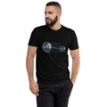 Eat Sleep Gym Repeat Men's Fitted T-Shirt - T - SHIRT