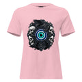 Evil Eye Skull & Raven Women's Relaxed T-Shirt | Dark Mystic Vibes - T-Shirt