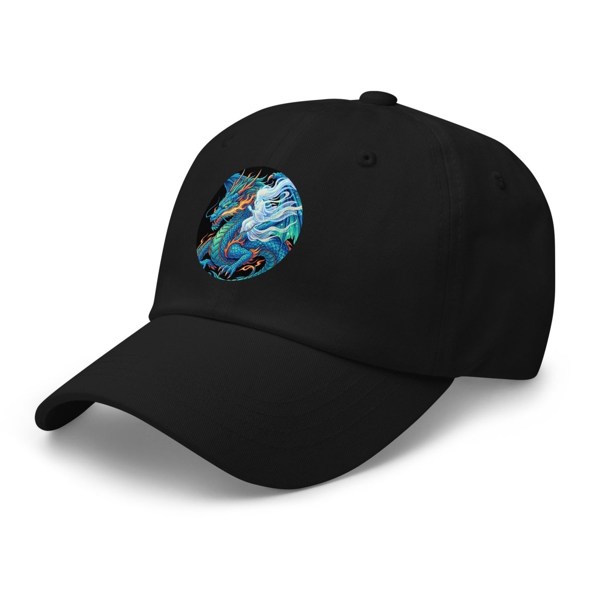 Fire Dragon Print Dad Hat - Hat