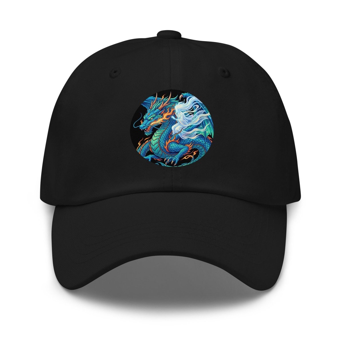 Fire Dragon Print Dad Hat - Hat