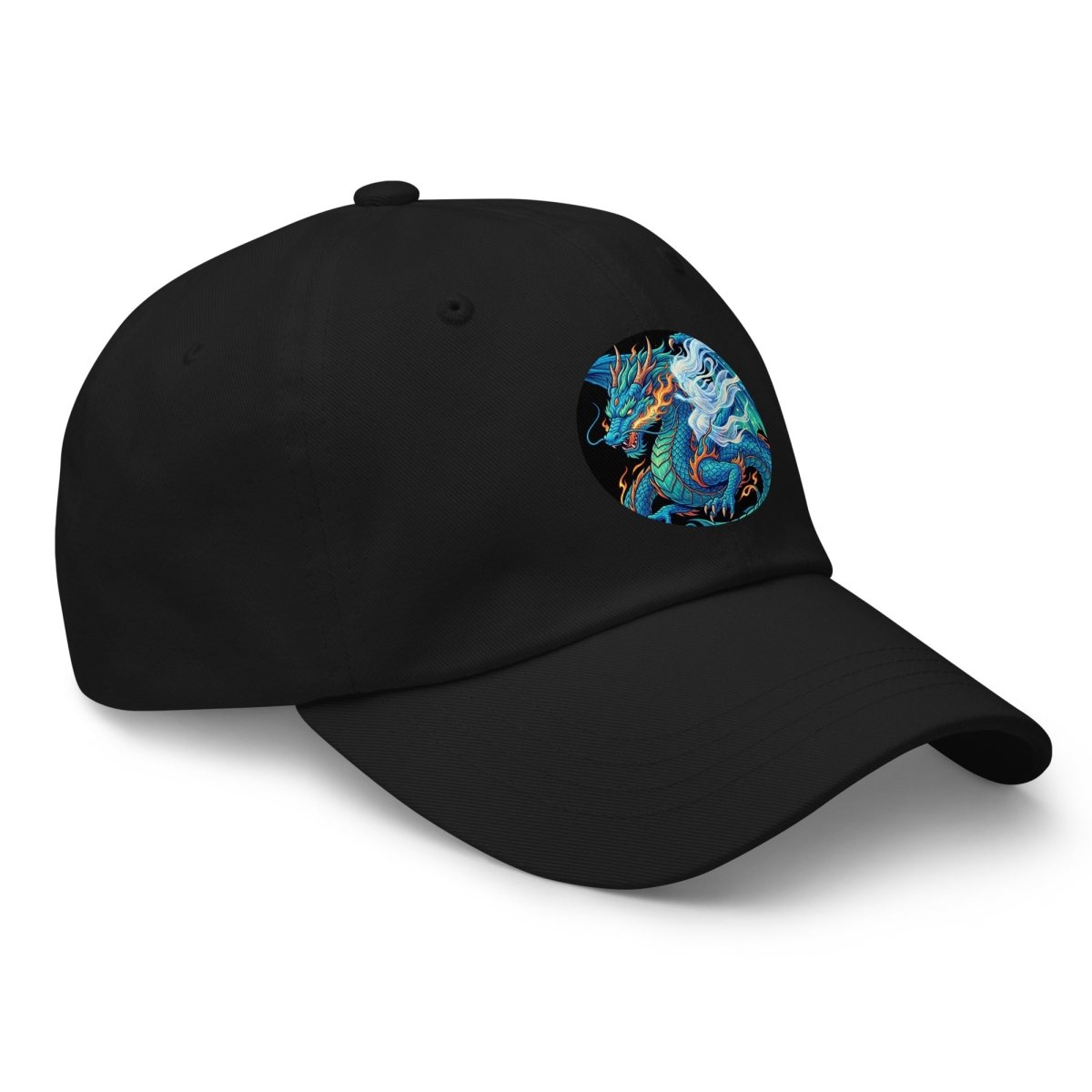 Fire Dragon Print Dad Hat - Hat