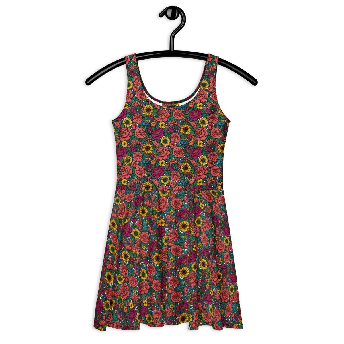 Floral Garden Skater Dress - Dress