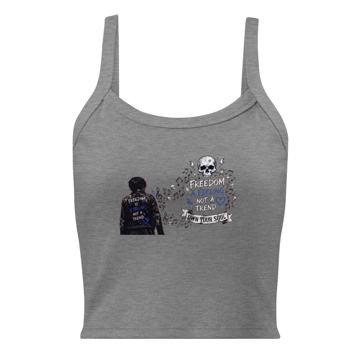 Freedom Is Not a Trend Women's Micro - Rib Tank Top - Tank Top
