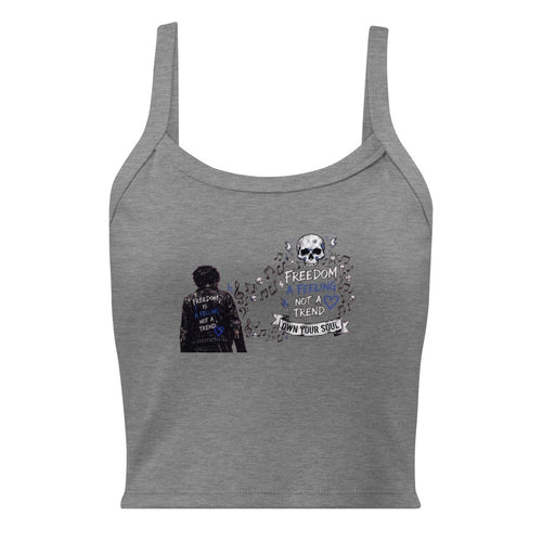 Freedom Is Not a Trend Women's Micro - Rib Tank Top - Tank Top