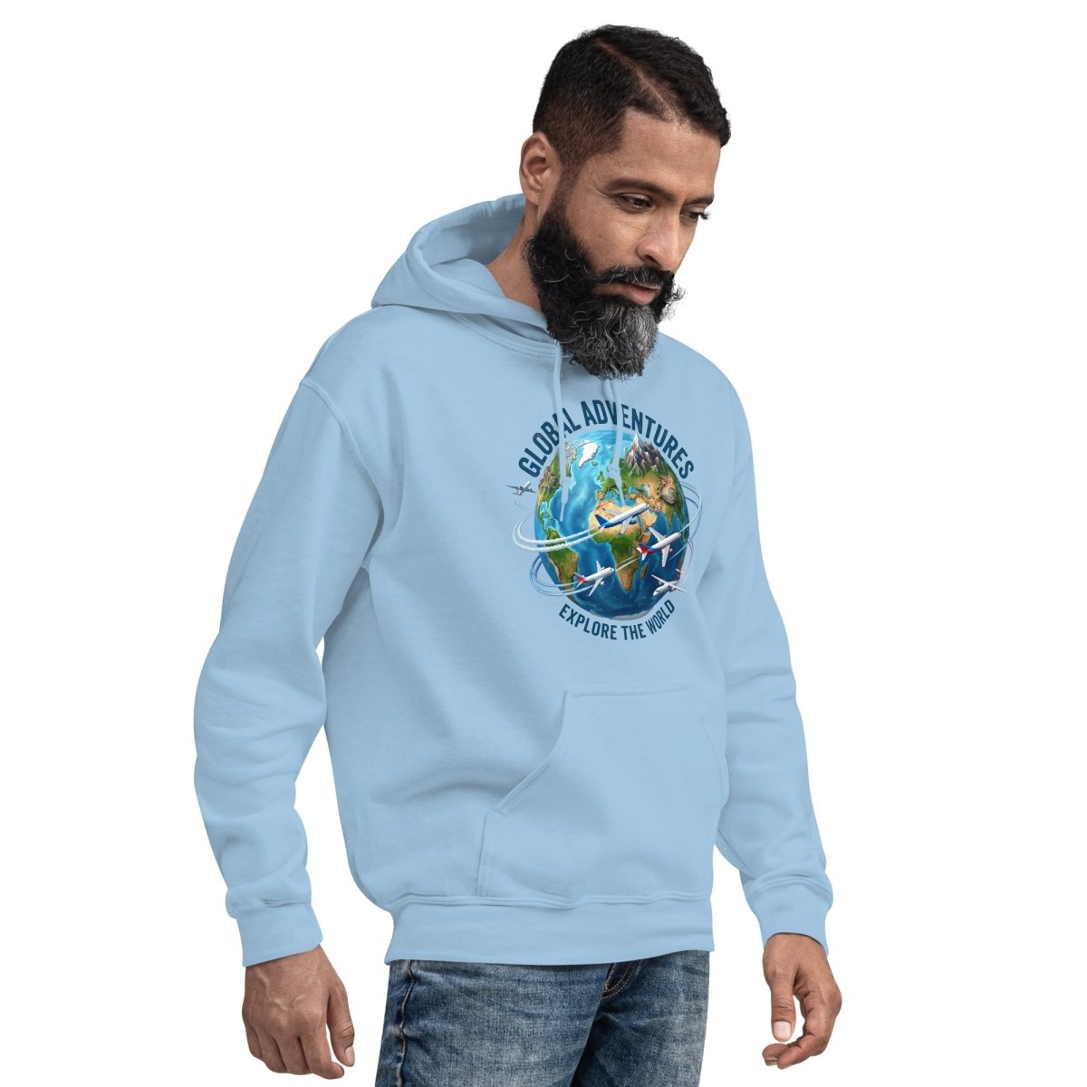 Global Adventures Hoodie – Explore the World Graphic Sweatshirt - Hoodie