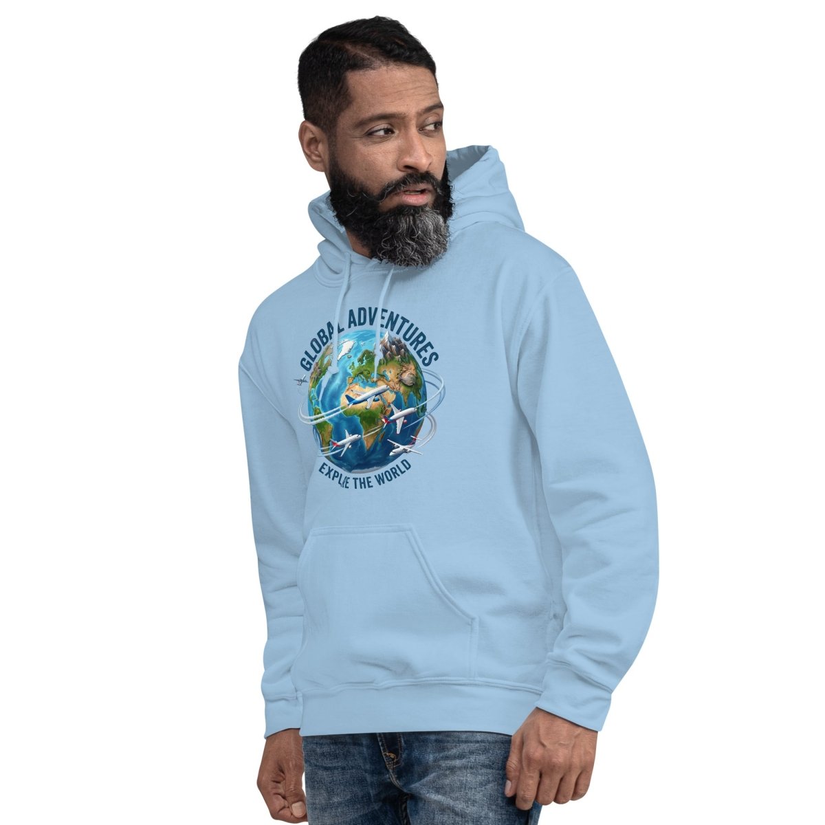 Global Adventures Hoodie – Explore the World Graphic Sweatshirt - Hoodie