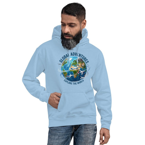 Global Adventures Hoodie – Explore the World Graphic Sweatshirt - Hoodie