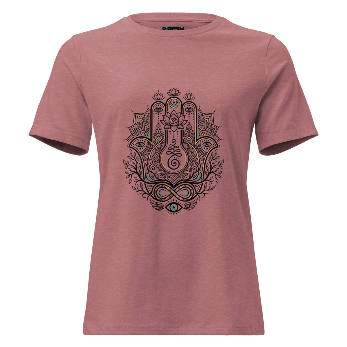 Hamsa Hand Om T-Shirt - T-Shirt