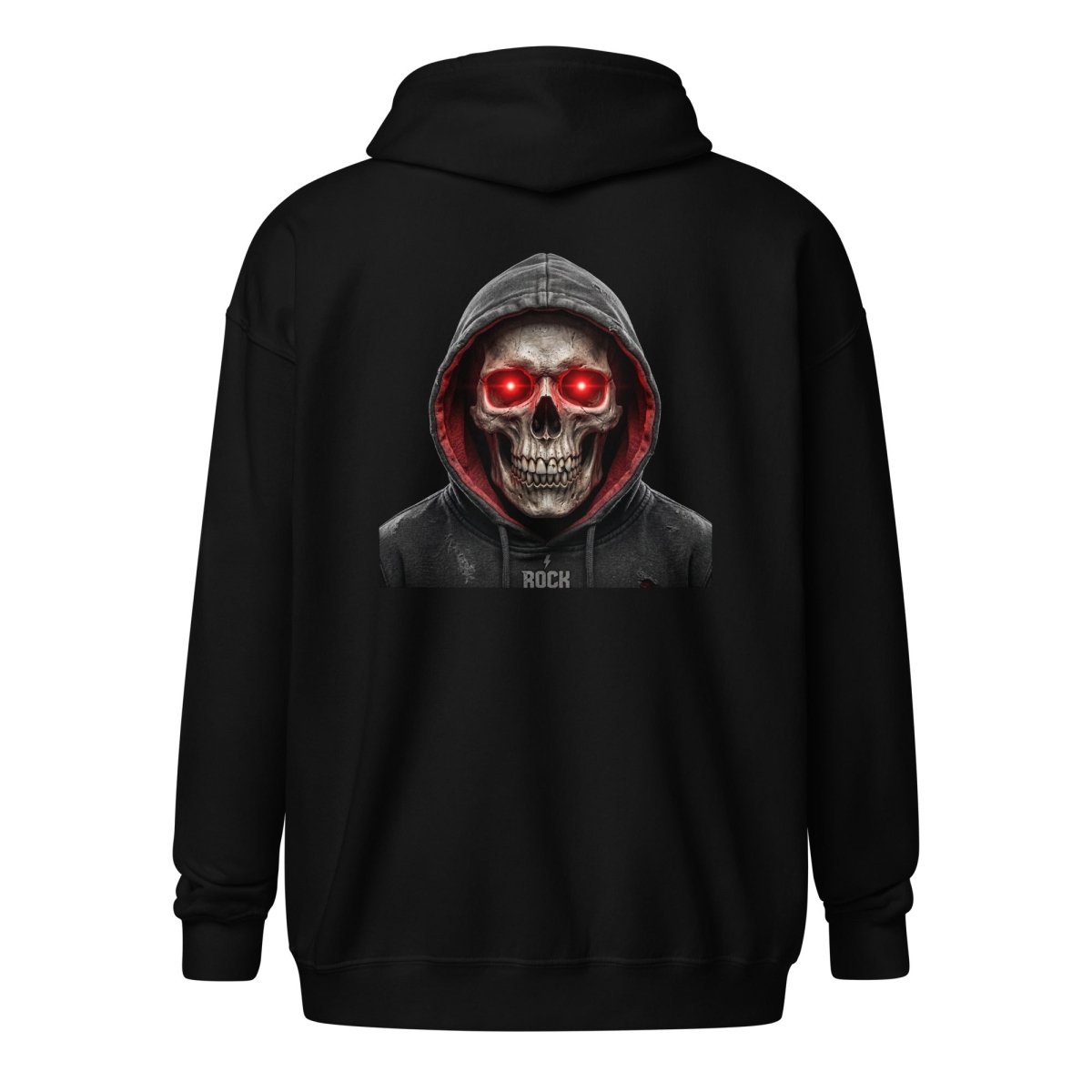 Hooded Skull Zip - Up Hoodie – Dark Art Streetwear - Hoodie