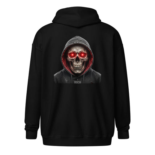 Hooded Skull Zip - Up Hoodie – Dark Art Streetwear - Hoodie