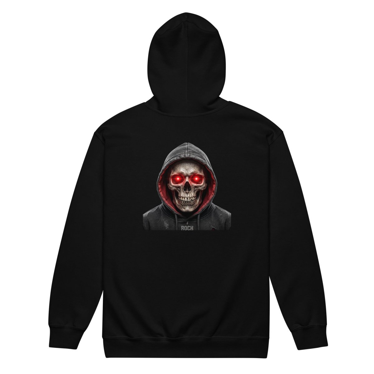 Hooded Skull Zip - Up Hoodie – Dark Art Streetwear - Hoodie