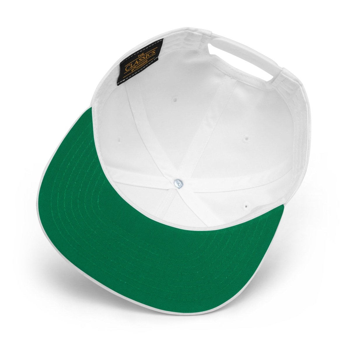 Howling Wolf Print Flat Bill Snapback Cap - Hat