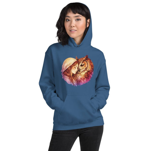 Indigo Blue Hoodie | Heavy Blend Cotton Pullover - Hoodie