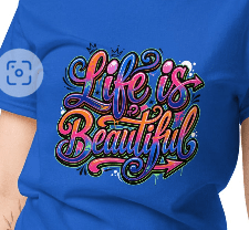 Life is Beautiful Graffiti Tee - T-Shirt