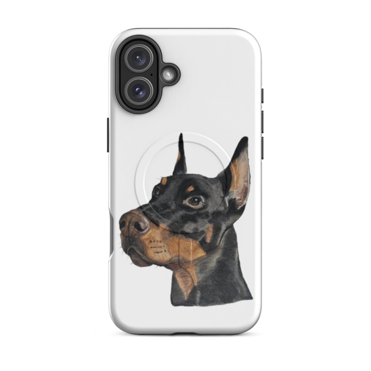 MagSafe® tough case for iPhone® Doberman Design - PHONE - CASE