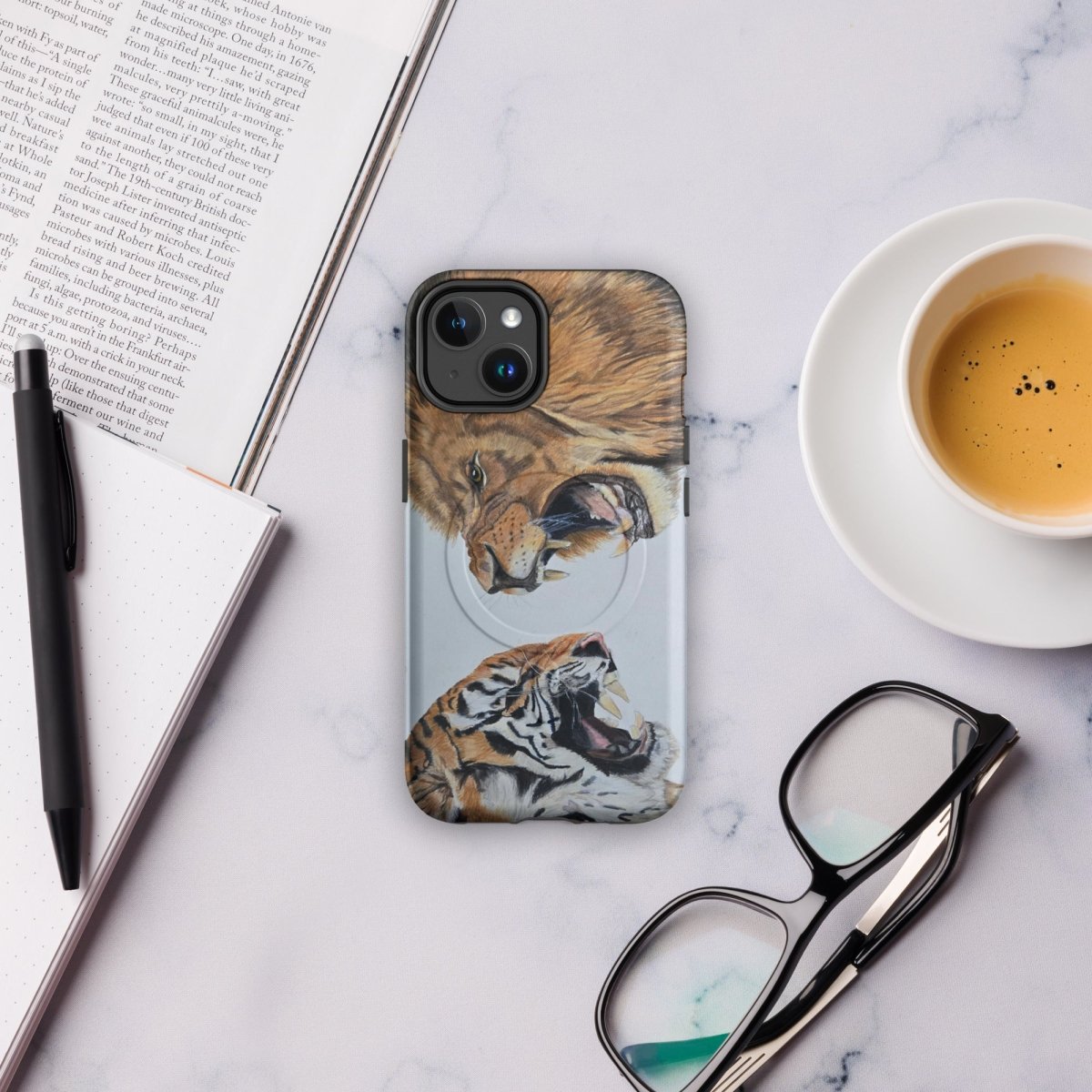 MagSafe® tough case for iPhone® Lion and Tiger Design - PHONE - CASE
