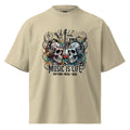 Music Is Life Organic Oversized High Neck Tee - T-Shirt
