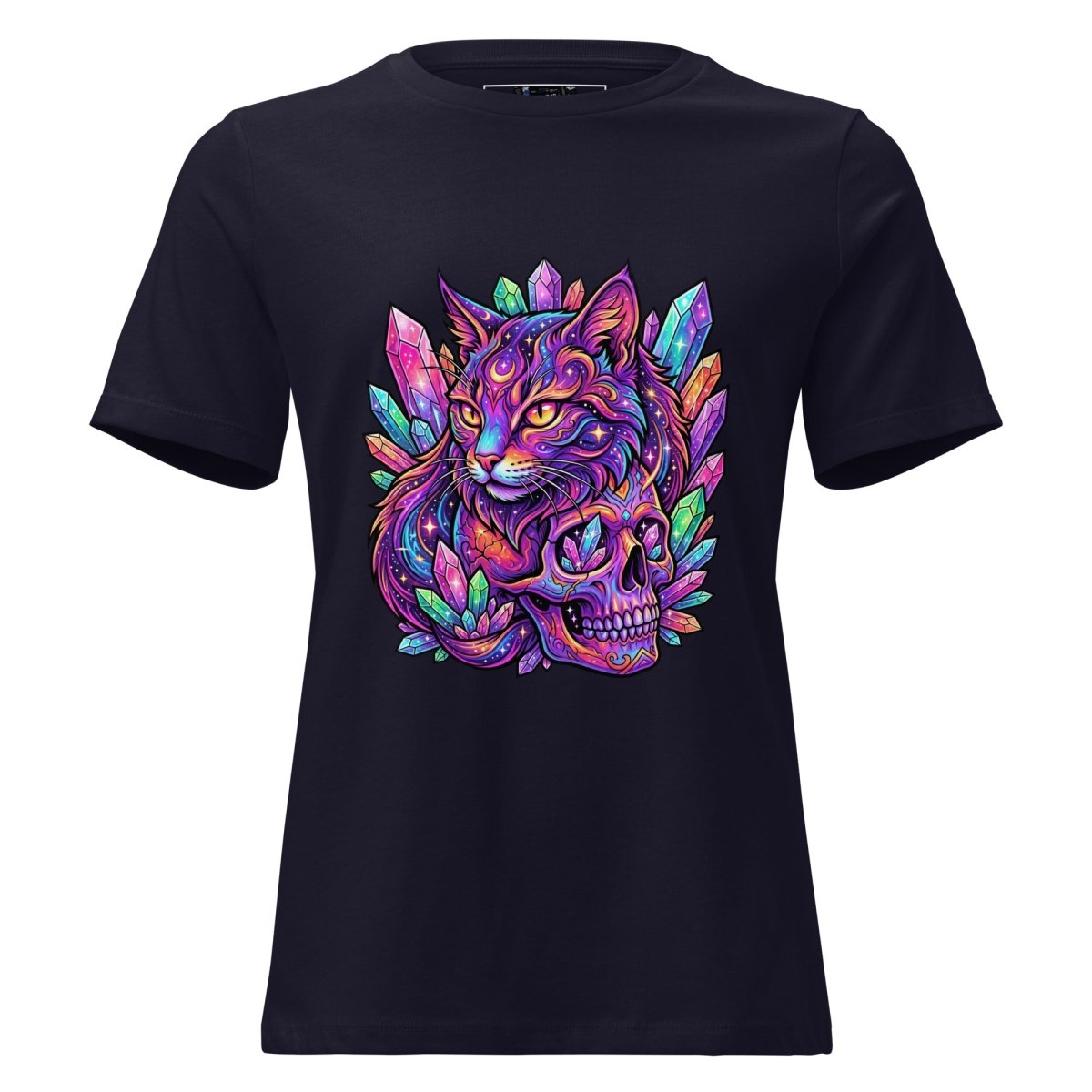 Mystic Crystal Cat T-Shirt - T-Shirt