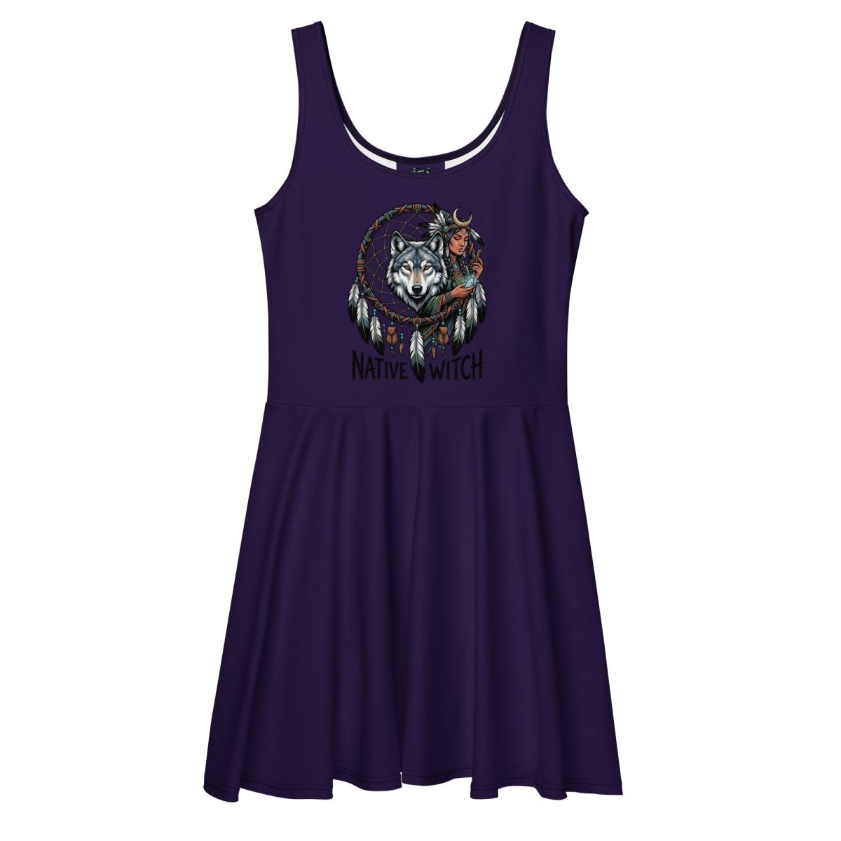 Native Witch Skater Dress - Dress
