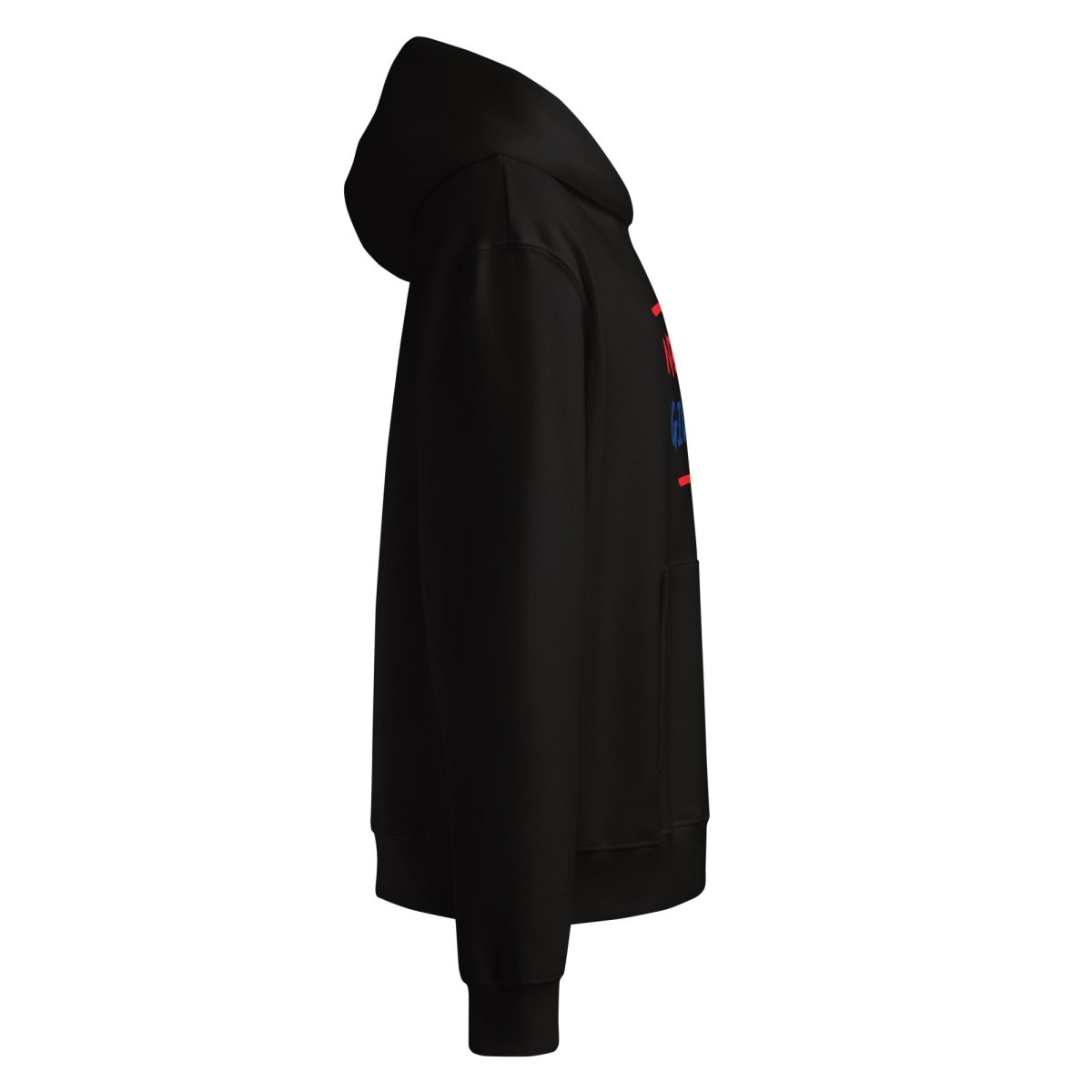 Never Give Up Oversized Heavyweight Hoodie – Premium Fleece - Hoodie