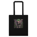 Punk Fairy Gothic Art Cotton Tote Bag — Dark Fantasy Print - Tote Bag