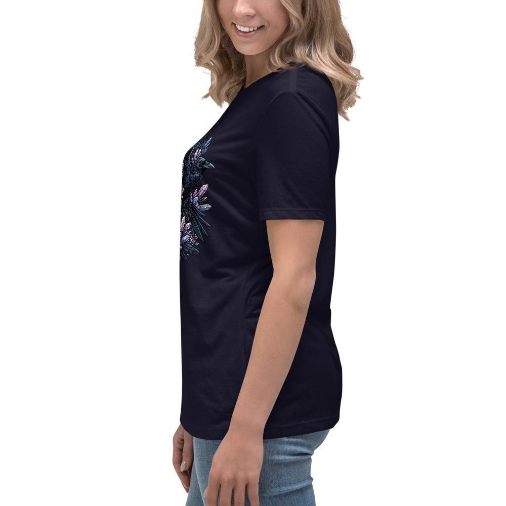 Ravens & Crystal Skull Women's Relaxed T-Shirt - T-Shirt