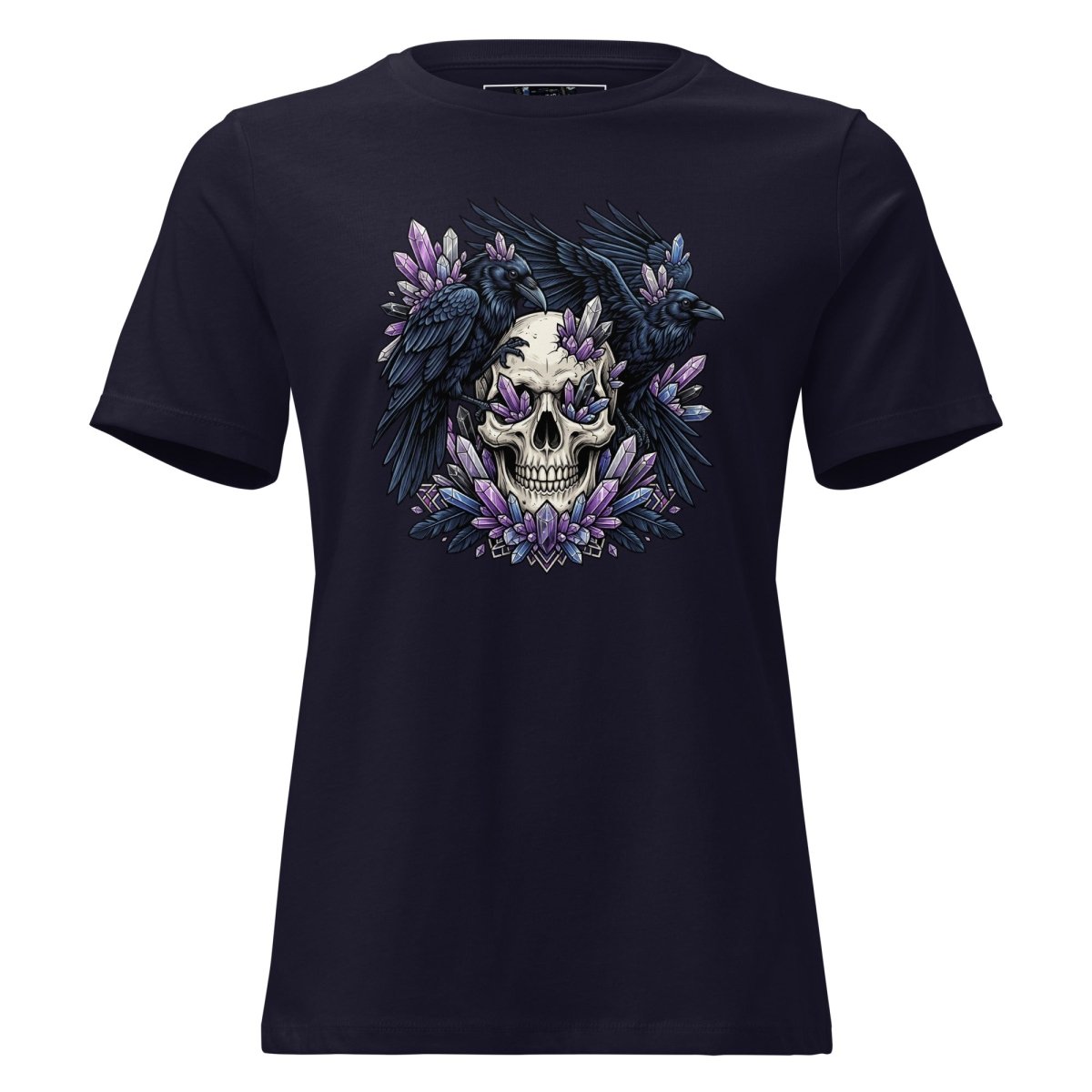 Ravens & Crystal Skull Women's Relaxed T-Shirt - T-Shirt