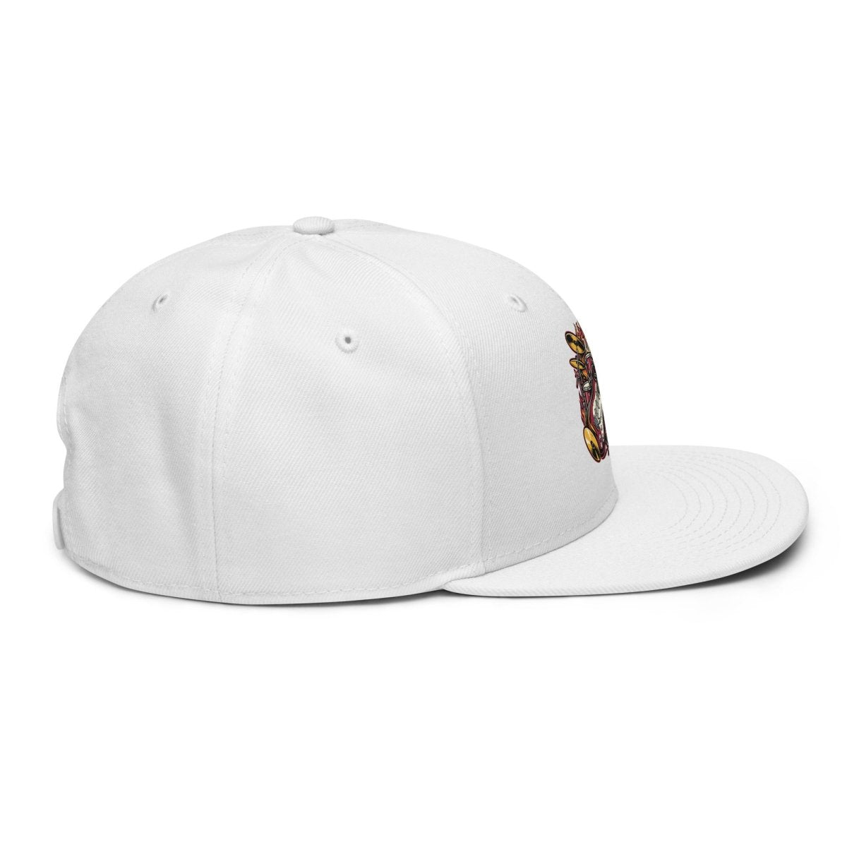 Rock Print Snapback Cap - Hat