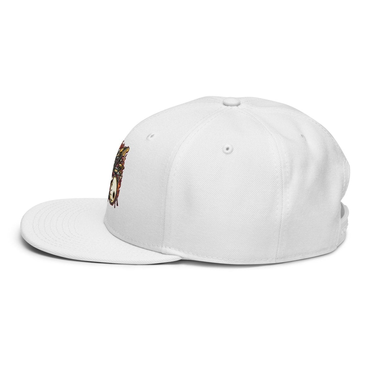 Rock Print Snapback Cap - Hat