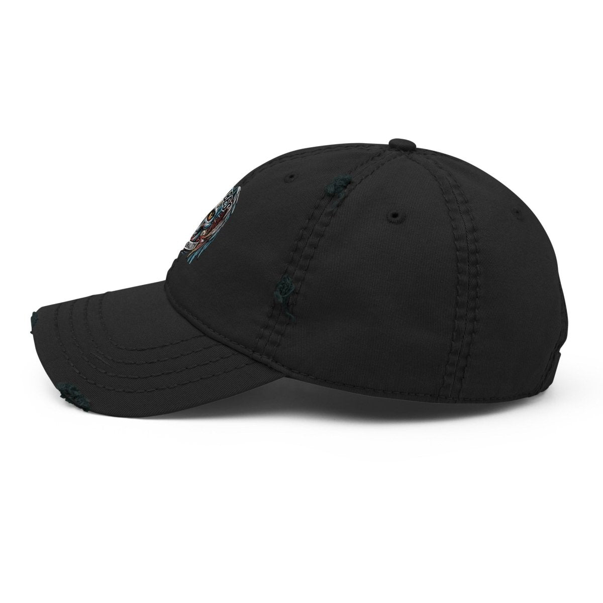 Rock Vibes Distressed Dad Hat - Hat