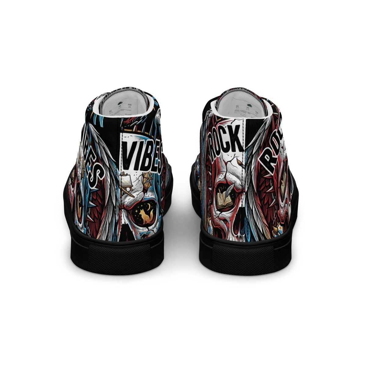 Rock Vibes Women's High Top Canvas Shoes - SHOES