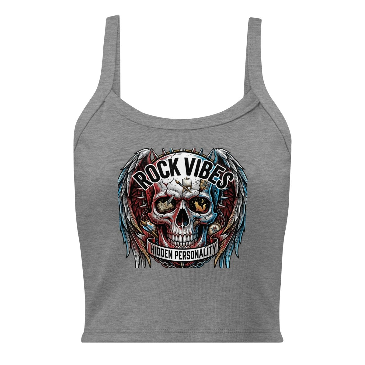 Rock Vibes Women's Micro - Rib Tank Top - Tank Top