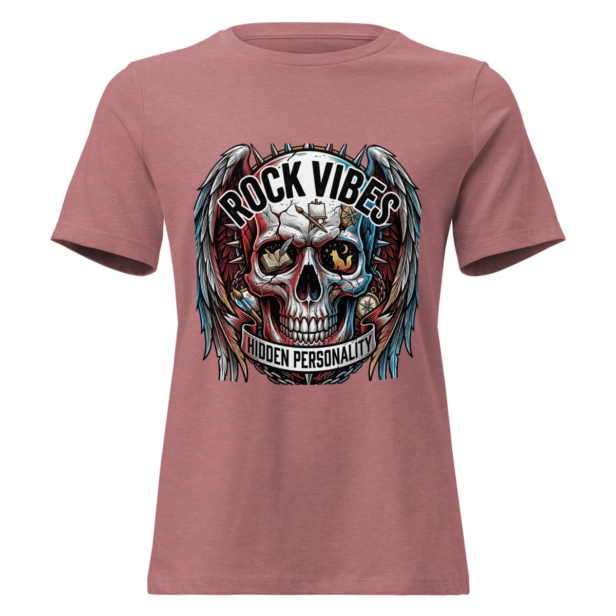 Rock Vibes Women's Relaxed T-Shirt - T - SHIRT