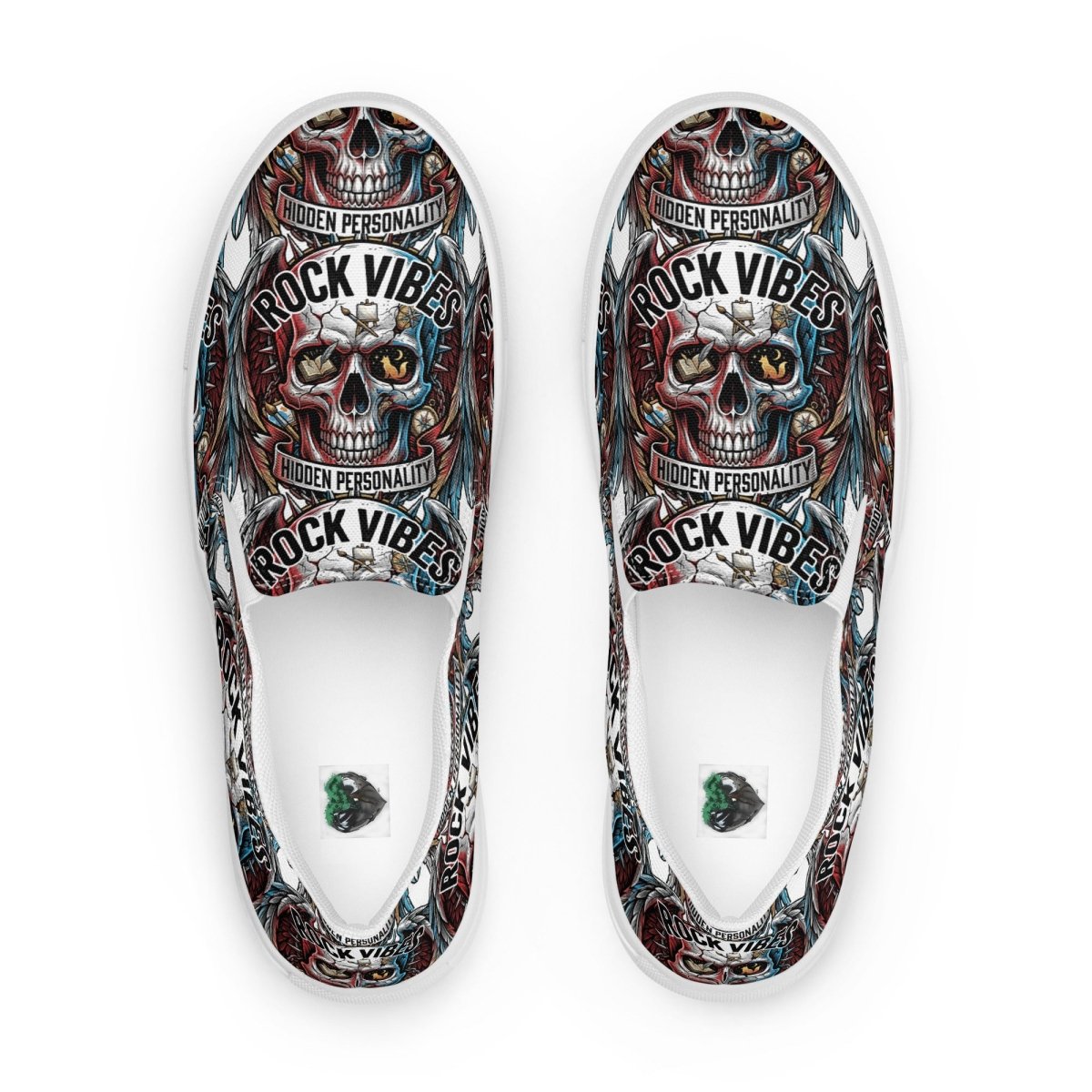 Rock Vibes Women's Slip - On Canvas Shoes - SHOES