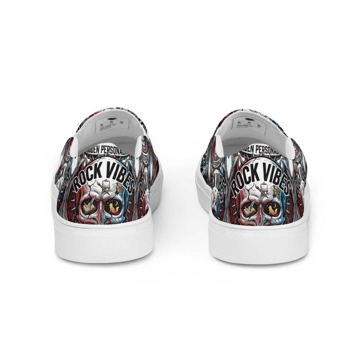 Rock Vibes Women's Slip - On Canvas Shoes - SHOES